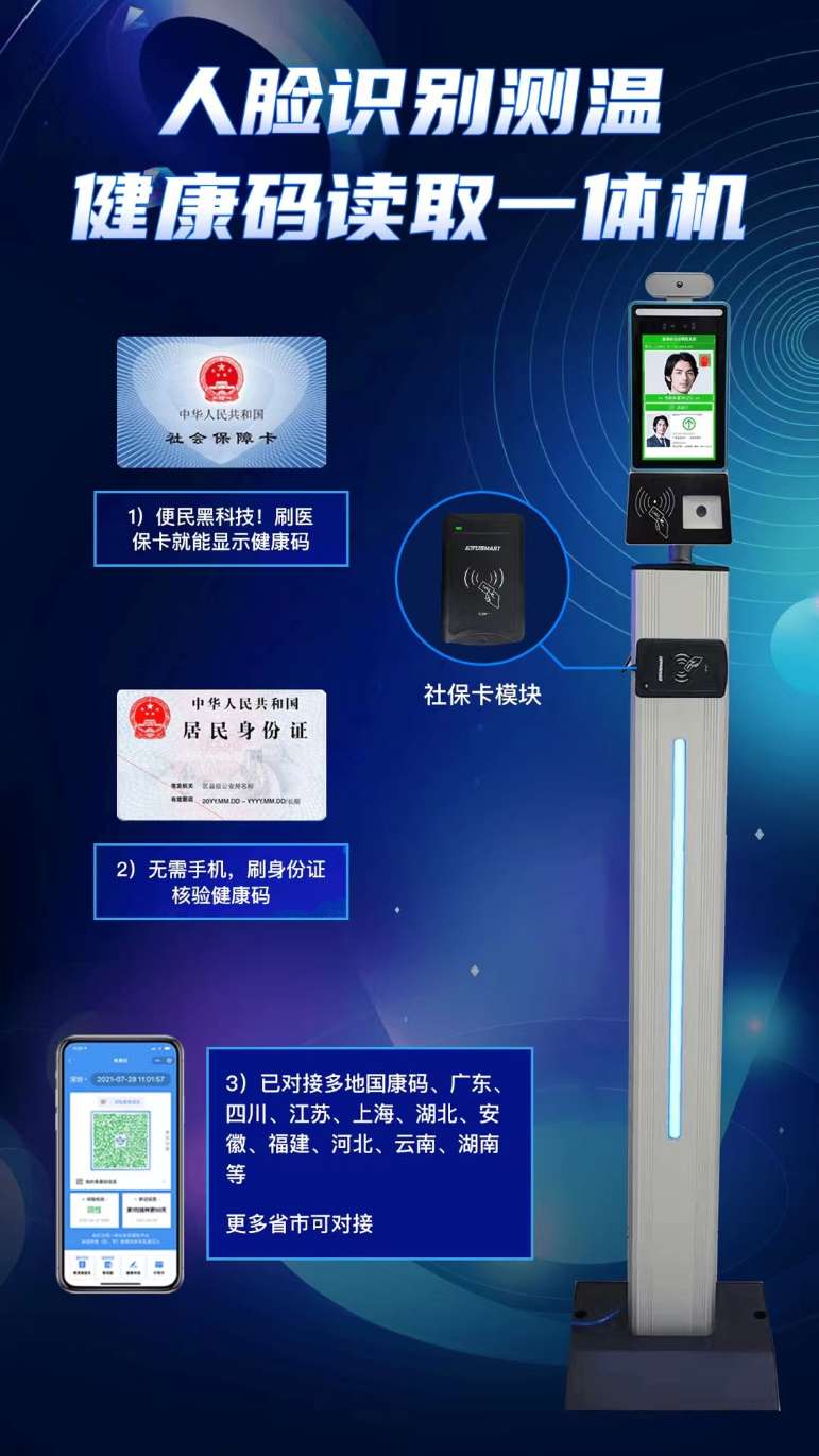 找产品：人脸识别测温