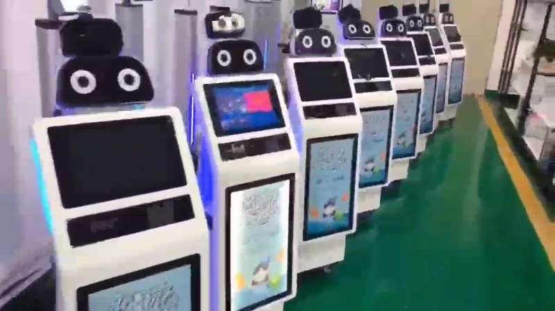 找产品：测温机器人