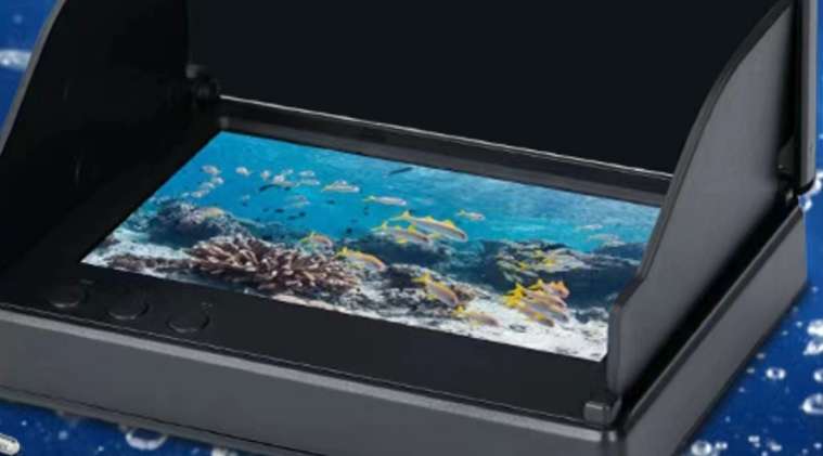 找产品：水下液晶屏探鱼器
