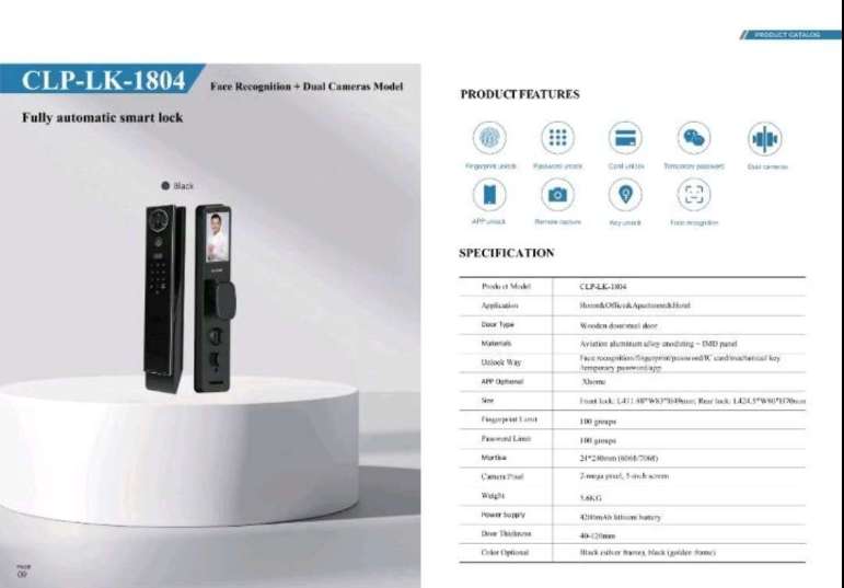 找产品：CLP-LK-1804智能门锁