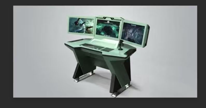 找产品：仿真三屏训练台
