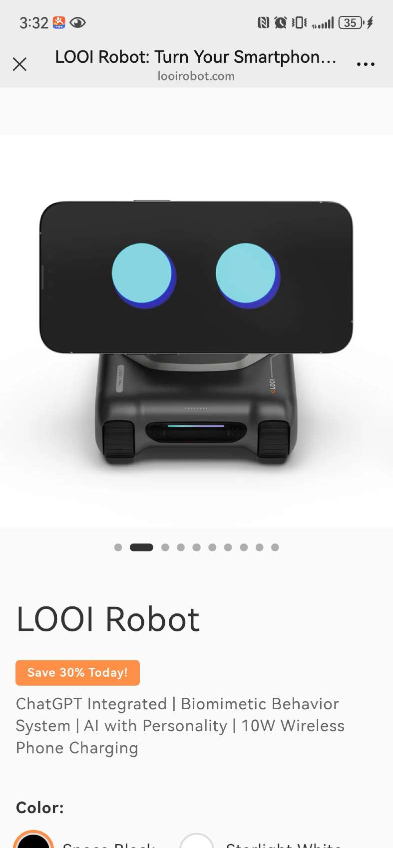 找产品：机器人