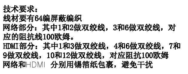 找配件：HDMI网络电源线