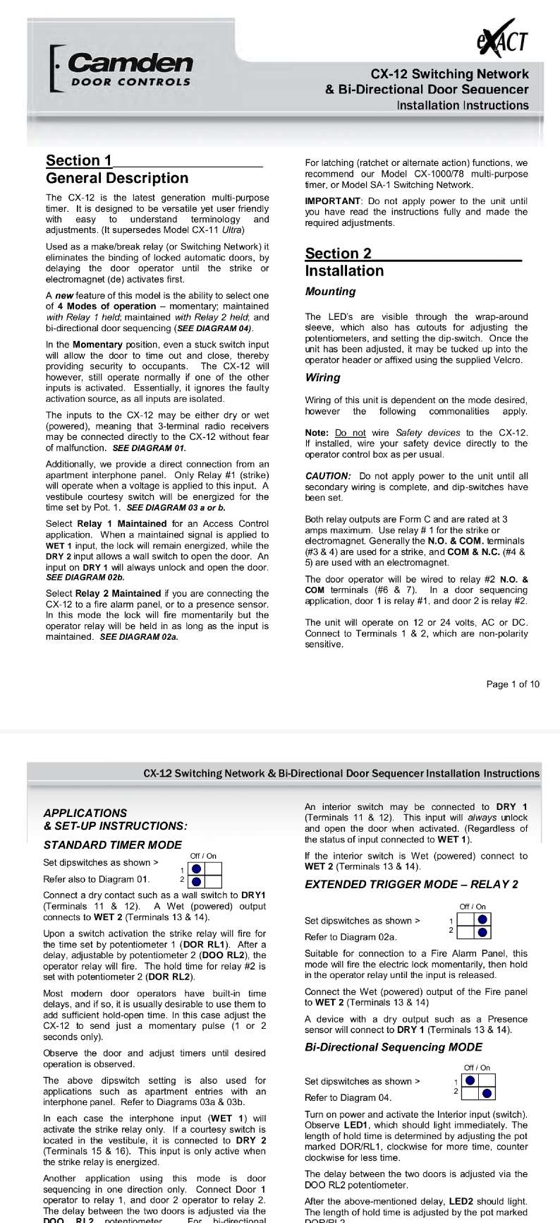 找方案/模组：开发门控可编程继电器模块