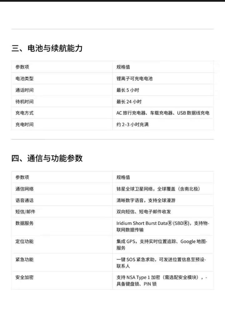 找产品：铱星通讯手持机