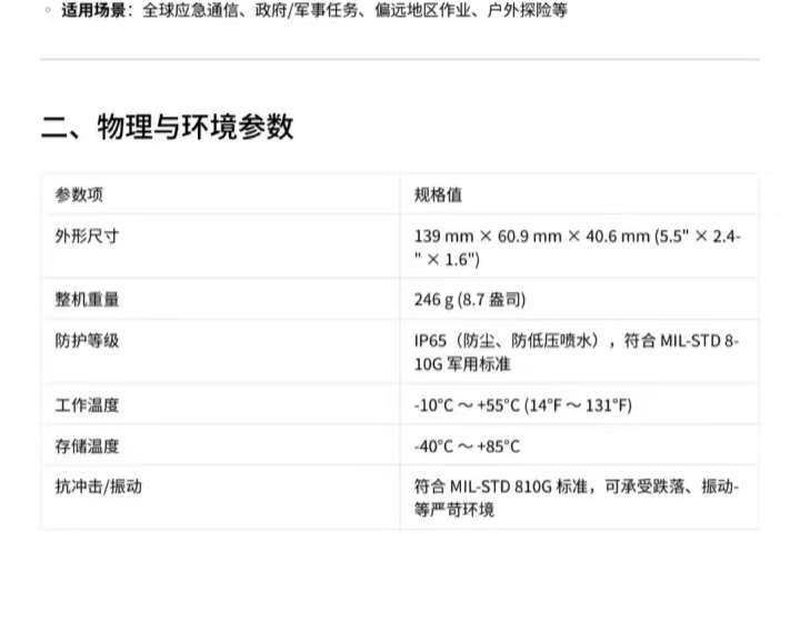 找产品：铱星通讯手持机