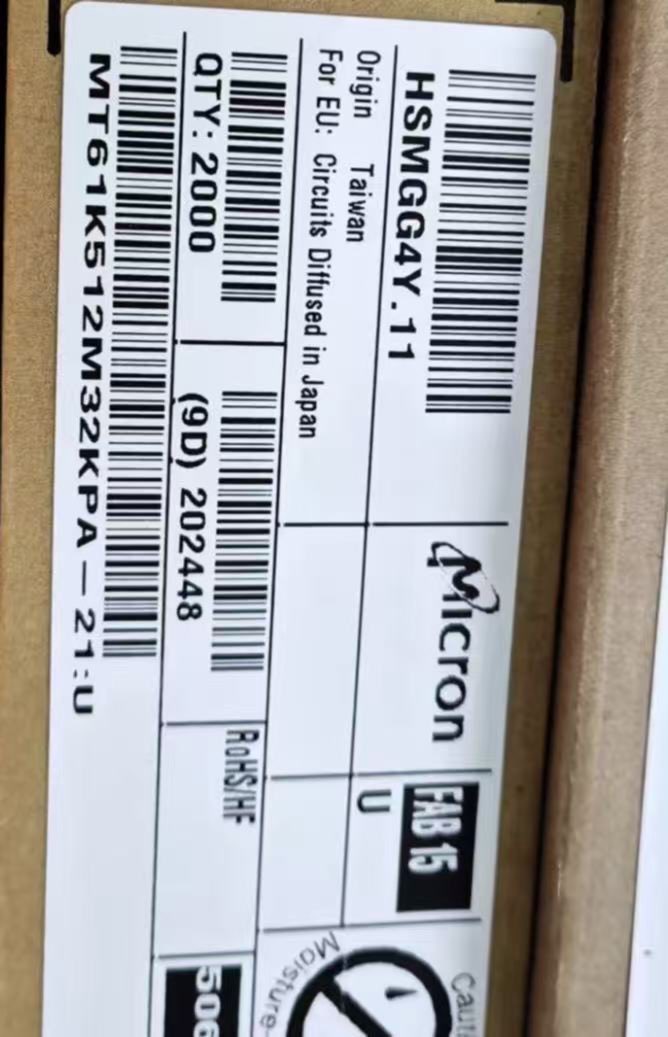 找芯片：MT61K512M32KPA-21:U