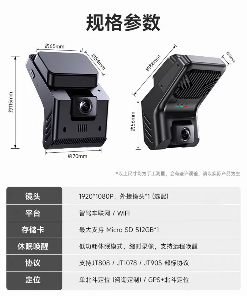 找外壳/找外观：车载监控记录仪（如图类似即可）