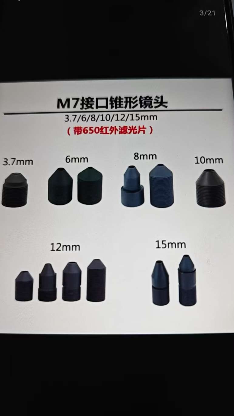 找配件：M7接口锥形镜头